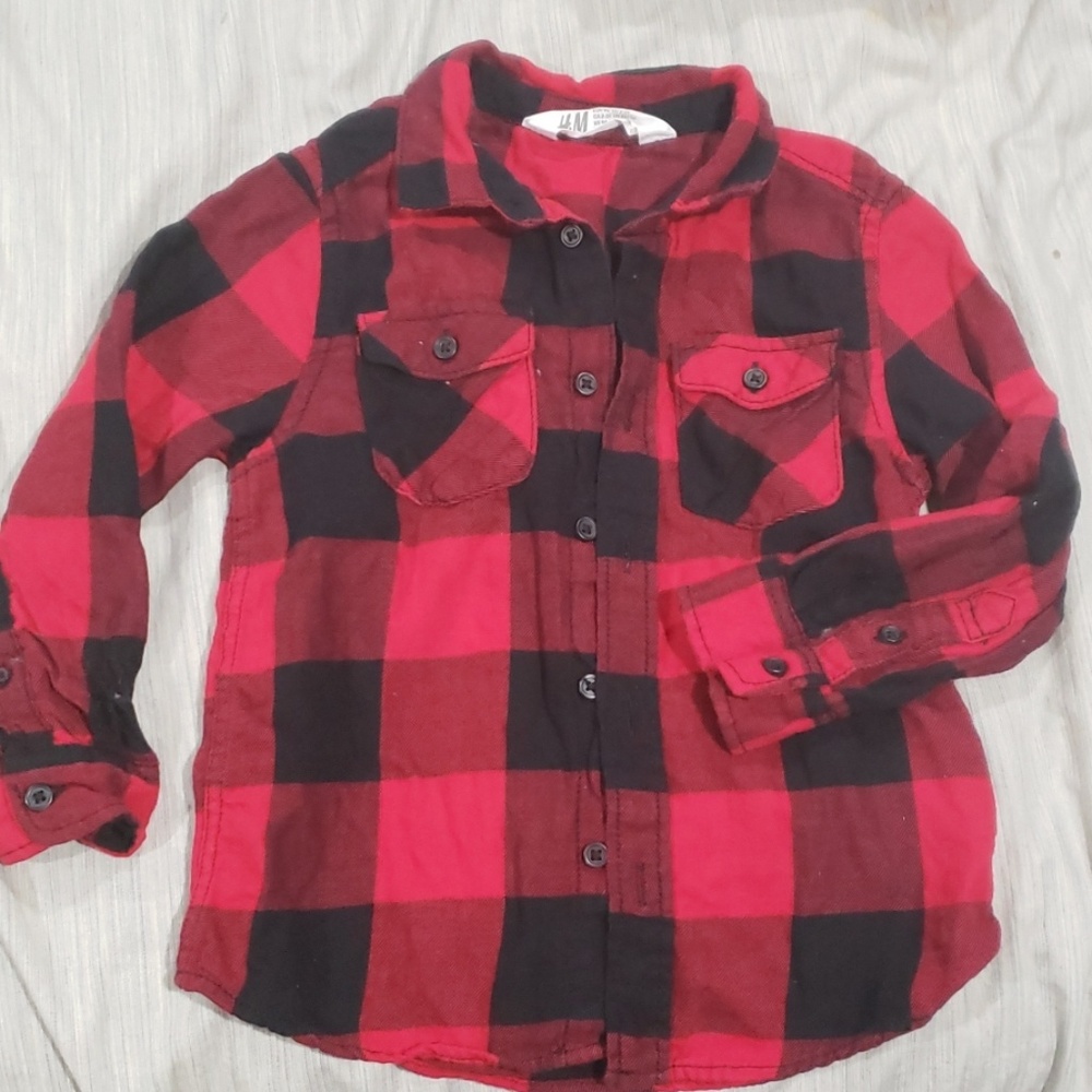 Long Sleeve button up flannel shirt